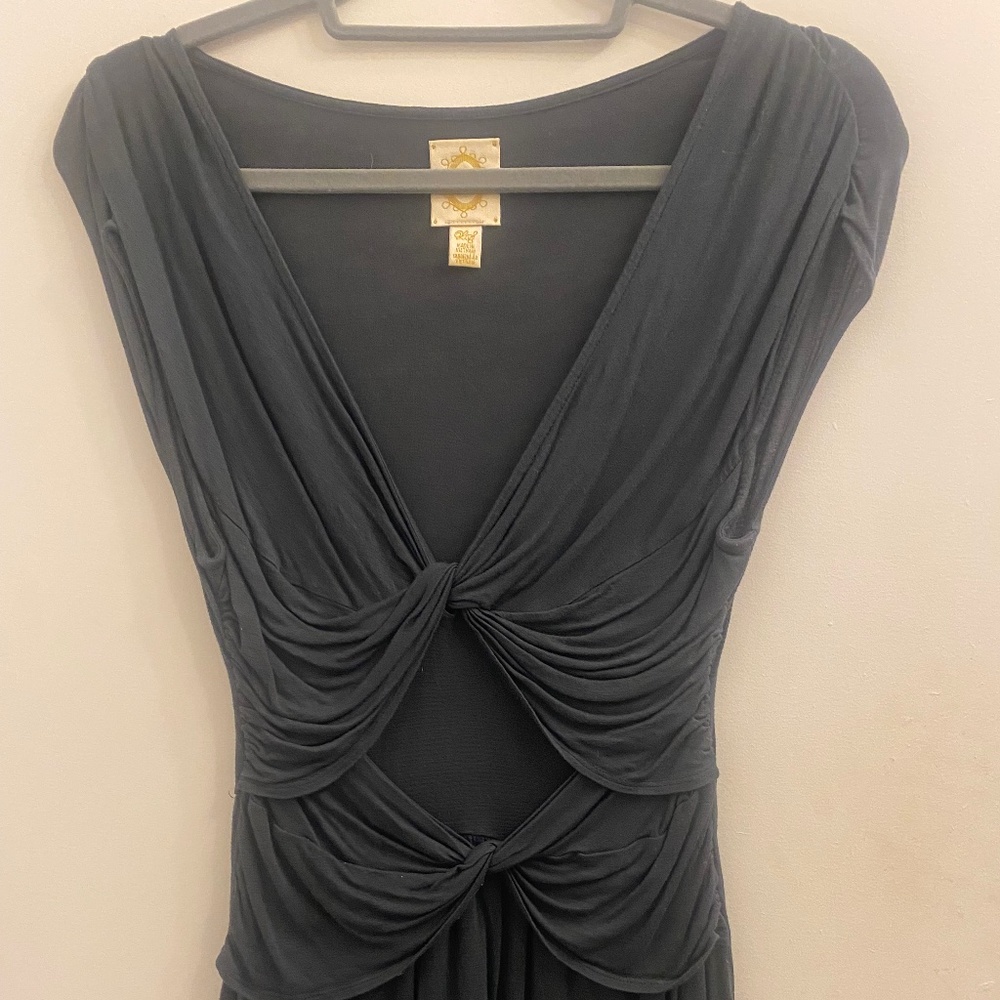 Long Grey Flowy Shirt